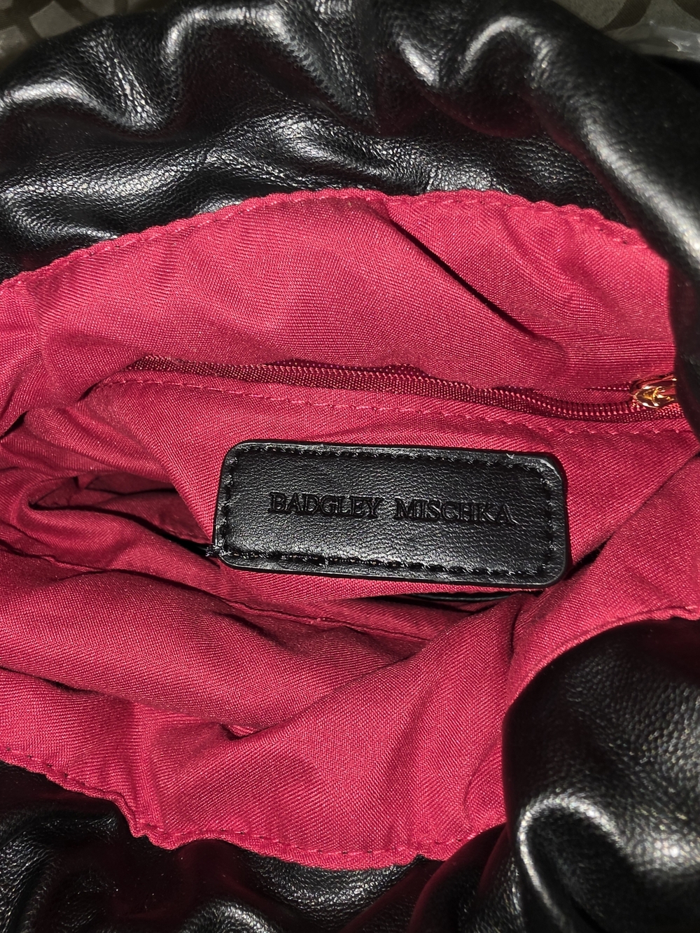 Badgley Mischka Black Sequin Evening Bag - Picture 7 of 10